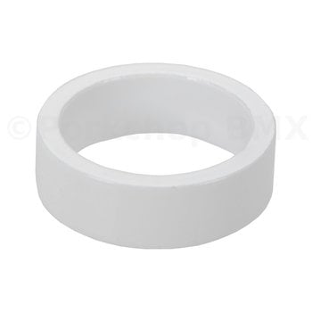 Porkchop BMX 1" headset spacer 10mm thick for old school BMX, MINI, and Road bicycle - WHITE