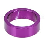 Porkchop BMX 1" headset spacer 10mm thick for old school BMX, MINI, or Road bicycle - PURPLE ANODIZED