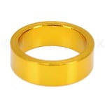 Porkchop BMX 1" headset spacer 10mm thick for old school BMX, MINI, or Road bicycle - GOLD ANODIZED