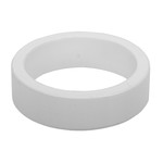 Porkchop BMX 1 1/8" headset spacer 10mm thick for threadless BMX or MTB bicycle - WHITE