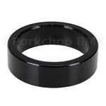 Porkchop BMX 1 1/8" headset spacer 10mm thick for threadless BMX or MTB bicycle - BLACK