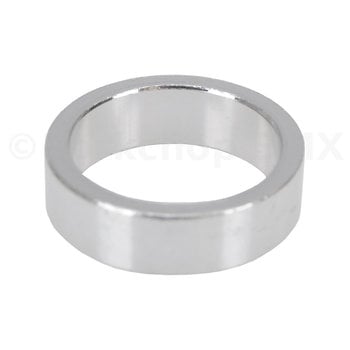Porkchop BMX 1 1/8" headset spacer 10mm thick for threadless BMX or MTB bicycle - SILVER