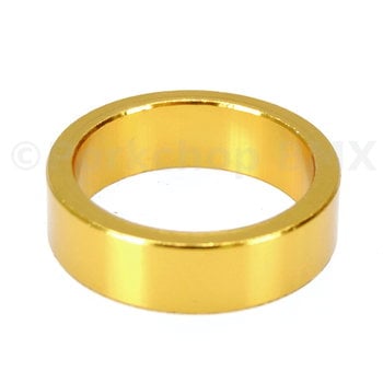 Porkchop BMX 1 1/8" headset spacer 10mm thick for threadless BMX or MTB bicycle - GOLD