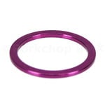 Porkchop BMX 1 1/8" headset spacer 2mm thick for threadless BMX or MTB bicycle - PURPLE ANODIZED