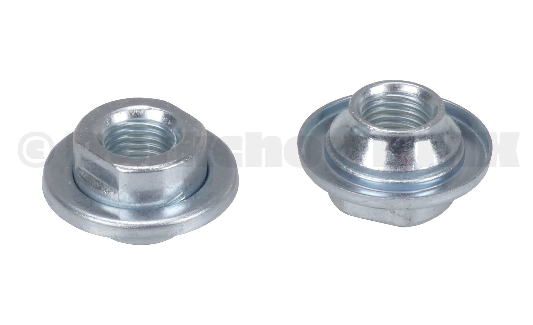 Flanged BMX MTB ROAD BICYCLE axle nuts 3/8" X 26T  A PAIR 1 SET 