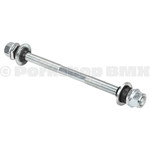 3/8" replacement REAR bicycle 155mm loose ball axle assembly - SILVER