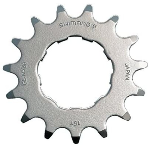 Shimano Shimano DXR CS-MX66 15T cassette cog bicycle BMX sprocket - CHROME