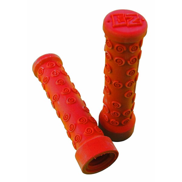 Neal Enterprises EZ M Jive Handles BMX MTB flangeless bicycle grips RED NOS!