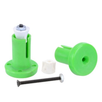 Neal Enterprises Jive Handle Trick Tips Bicycle Handlebar Bar Ends (PAIR) GREEN