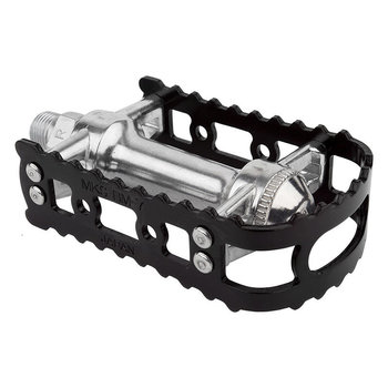 MKS MKS reissued BM-7 BMX bicycle pedals  - 1/2" (FOR ONE PIECE CRANKS) - BLACK