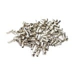 Porkchop BMX Chrome plated brass 12mm bicycle spoke nipples BAG OF 75 - 14 gauge (2.0mm)