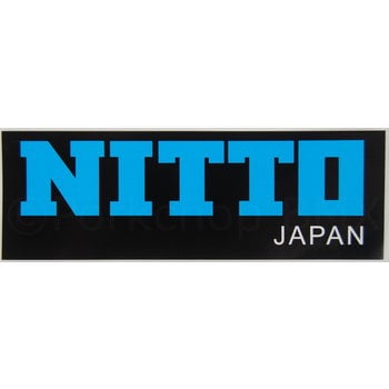 Nitto Nitto Japan bicycle sticker decal (5.75" X 2.0") - BLACK BLUE