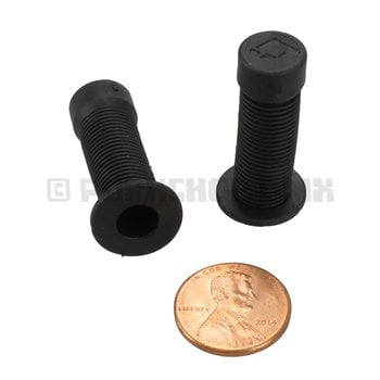 ODI ODI Longneck Rubber Bicycle Tire Valve Caps (pair) BLACK