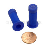 ODI ***BLEMISH***ODI Longneck Rubber Bicycle Tire Valve Caps (pair) DARK BLUE***BLEMISH***