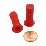 ODI ODI Longneck Rubber Bicycle Tire Valve Caps (pair) RED