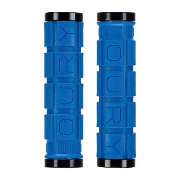 Oury Oury LOCK-ON MTB mountain bicycle flangeless grips - BLUE