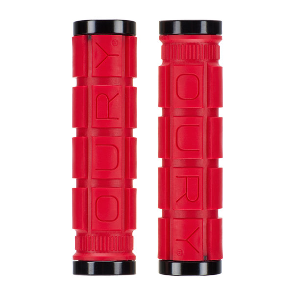 Oury Oury LOCK-ON MTB mountain bicycle flangeless grips - RED