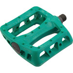 Odyssey Odyssey Twisted PC polycarbonate platform BMX CR-MO axle bicycle pedals  9/16" - BILLIARD GREEN