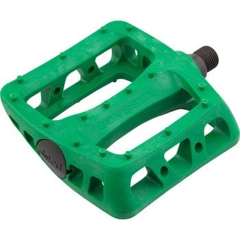 Odyssey Odyssey Twisted PC polycarbonate platform BMX CR-MO axle bicycle pedals  9/16" - MATTE KELLY GREEN