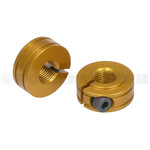 Porkchop BMX Porkchop BMX 3/8" X 26T bicycle axle collars for sealed bearing hubs (PAIR) GOLD