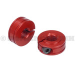 Porkchop BMX Porkchop BMX 3/8" X 26T bicycle axle collars for sealed bearing hubs (PAIR) RED