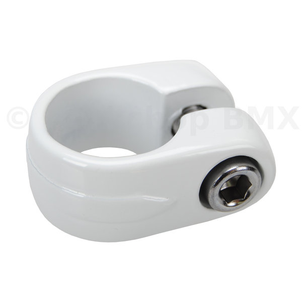 Porkchop BMX Suntour style BMX seat clamp - 25.4mm (1") - WHITE