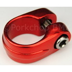 Porkchop BMX Suntour style BMX bicycle seat clamp - 28.6mm (1 1/8") - RED