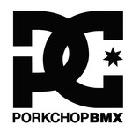 Porkchop BMX Porkchop BMX "PC" decal sticker 3 1/4" x 3 1/4"