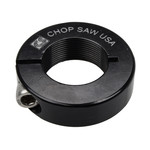 Chop Saw USA Chop Saw 1" threaded headset lock BMX Bicycle aluminum alloy locknut  - BLACK