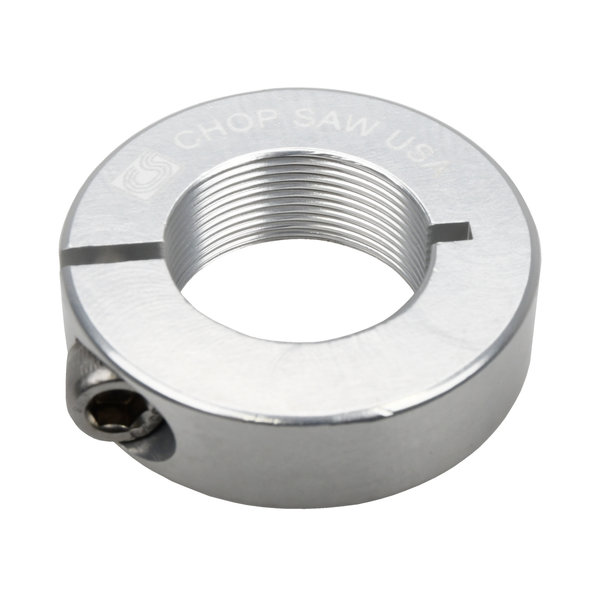 Chop Saw USA Chop Saw 1" threaded headset lock BMX Bicycle aluminum alloy locknut  - SILVER