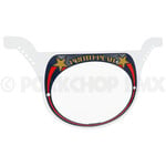 Neal Enterprises Neal Enterprises PROTO-PLATE old school BMX number plate NAVY RED & GOLD