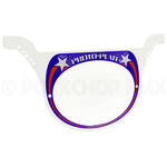 Neal Enterprises Neal Enterprises PROTO-PLATE old school BMX number plate RED WHITE BLUE