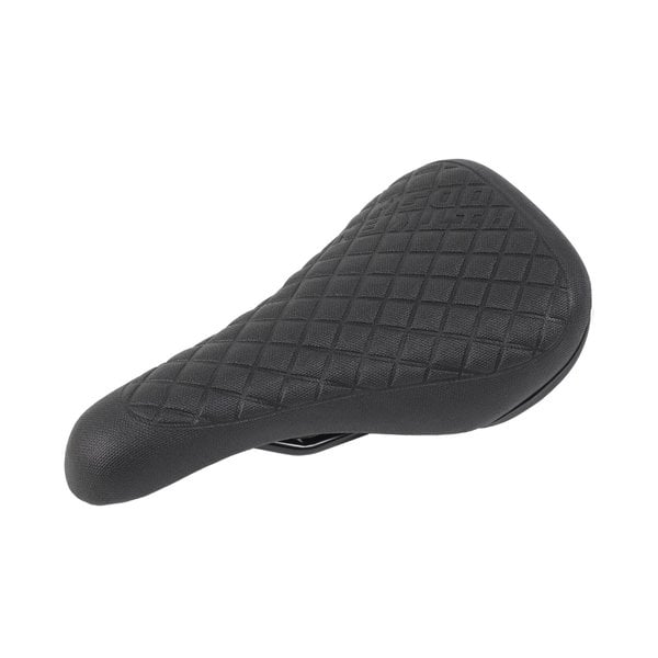 Odyssey Odyssey Mike Aitken railed BMX seat saddle, 8mm CR-MO rails , diamond pattern, Kevlar reinforced, BLACK