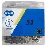 KMC KMC BMX bicycle chain S1 (formerly Z410) 1/2" X 1/8" NICKEL outer / BROWN inner