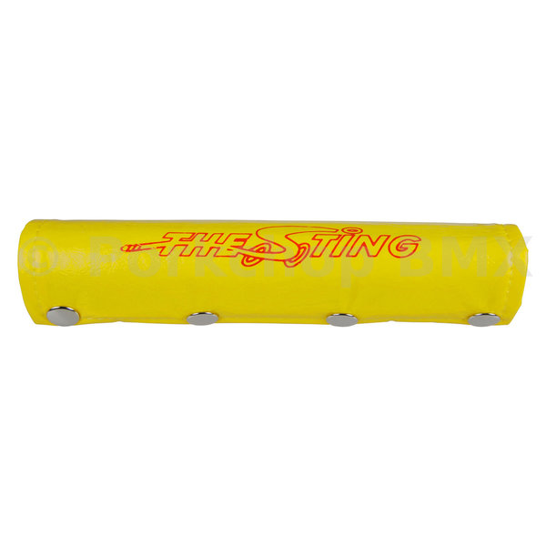 Schwinn Schwinn Sting VINYL SNAP old school BMX Bicycle Straight Handlebar Pad - YELLOW