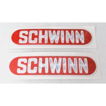 Schwinn 1979-83 Schwinn Sting prism chainstay decals (PAIR) - RED