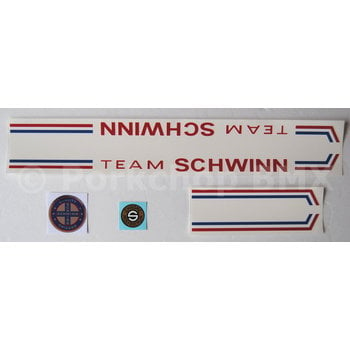 Schwinn 1979-80 Team Schwinn frame decal set (USA made frame)
