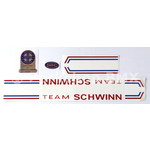 Schwinn 1980-81 Team Schwinn frame decal set (Taiwan made frames)