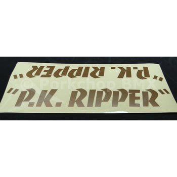 SE Racing SE Racing PK Ripper frame downtube decal - GOLD