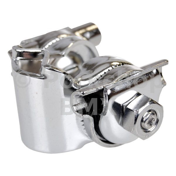 Porkchop BMX Bicycle seat "guts" seat clamp - CHROME