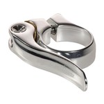 Supercross BMX Supercross Speedline Pro 31.8mm (1 1/4") BMX bicycle QUICK RELEASE seat clamp - SILVER