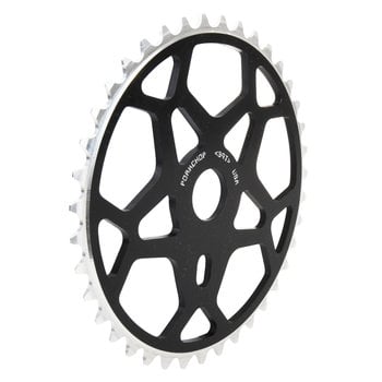 Chop Saw USA Chop Saw 39T SNOWFLAKE bicycle chainwheel - BLACK ANODIZED