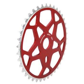 Chop Saw USA Chop Saw 39T SNOWFLAKE bicycle chainwheel - RED ANODIZED