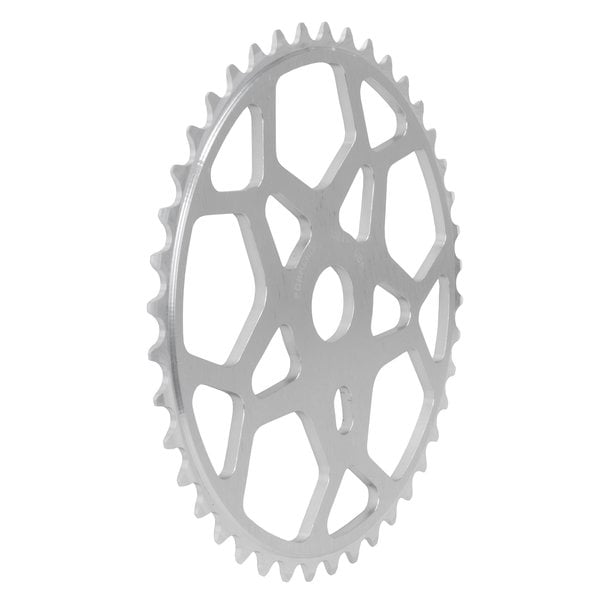 Chop Saw USA Chop Saw 42T SNOWFLAKE bicycle chainwheel - SILVER ANODIZED