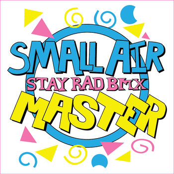 Stay Rad "SMALL AIR MASTER" decal - 3" square - MULTI COLOR