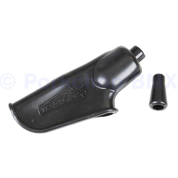 Terry Cable Terry Cable old school BMX bicycle brake cable lever/caliper rubber boot kit - BLACK (MADE IN USA)