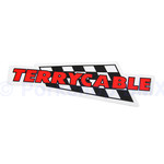 Terry Cable Terry Cable old school BMX decal sticker BLACK/WHITE/RED