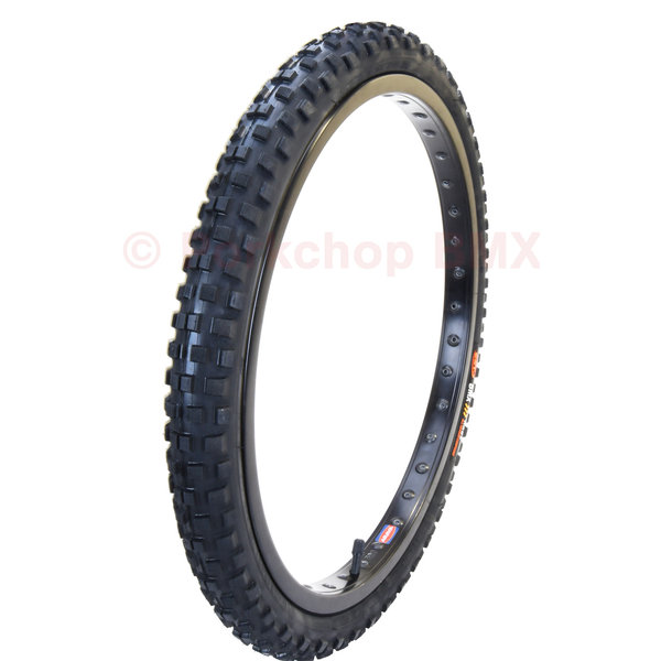 Cheng Shin C1244 KNOBBY dirt tread old school BMX bicycle tire - 20" X 1.75" - BLACK