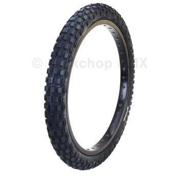 Cheng Shin 20" X 2.125" C183 KNOBBY dirt tread old school BMX bicycle tire - BLACK