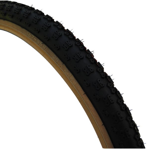 Kenda Comp 3 III old school BMX skinwall gumwall tires 26" X 2.125" BLACK PAIR 